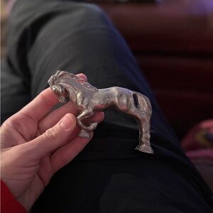 Vintage Art Deco Metal Horse Hood Ornament/Car Mascot